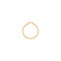 Anfängliche H-Ring-Einstellung (14K) – Popular Jewelry - New York