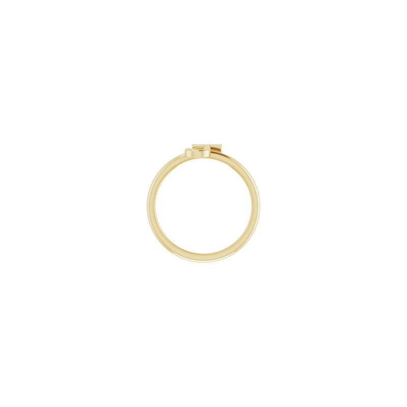 Initial J Ring (14K) setting - Popular Jewelry - New York