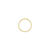 Initial L Ring (14K) setting - Popular Jewelry - New York
