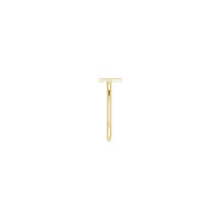 Initial L Ring (14K) side - Popular Jewelry - New York