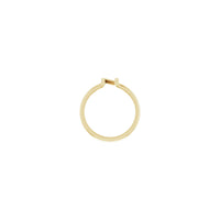 Initial N Ring (14K) setting - Popular Jewelry - New York