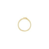 Initial P Ring (14K) setting - Popular Jewelry - New York