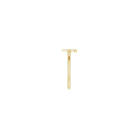 Initial P Ring (14K) side - Popular Jewelry - New York
