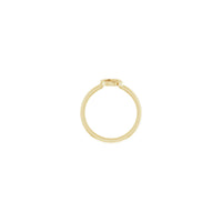 Initial Q Ring (14K) setting - Popular Jewelry - New York