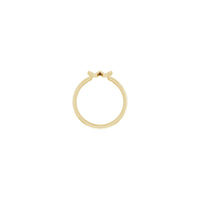 Initial W Ring (14K) setting - Popular Jewelry - New  York