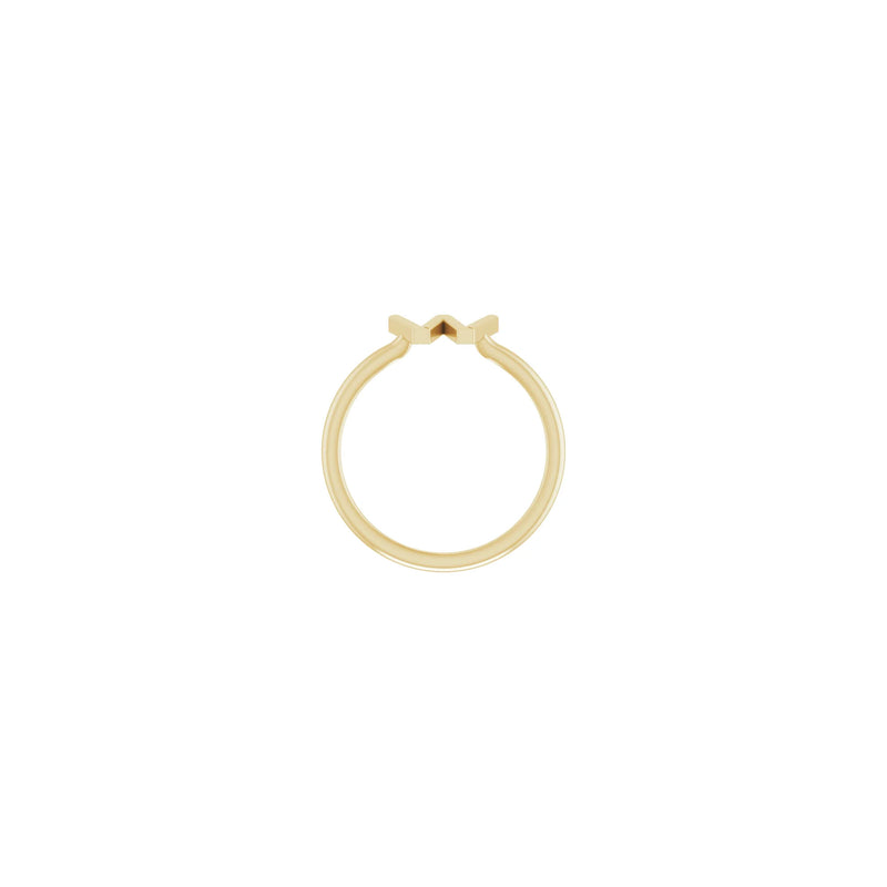 Initial W Ring (14K) setting - Popular Jewelry - New  York