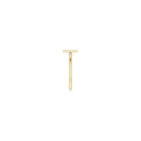 Initial W Ring (14K) side - Popular Jewelry - New  York