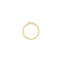 Initial Z Ring (14K) setting - Popular Jewelry - New York