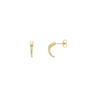 Anting J-Hoop (14K) utama - Popular Jewelry - New York