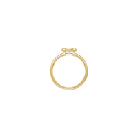 Jesus Face Bordered Signet Ring (14K) setting - Popular Jewelry - New York