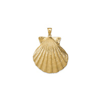 Large Scallop Shell Pendant (14K)
