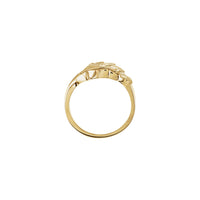 Leaf Outline Ring (14K)