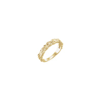 Leafy Ceg Stackable Ring (14K) lub ntsiab - Popular Jewelry - New York