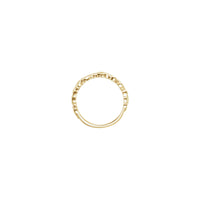ការកំណត់ចិញ្ចៀនដែលអាចជង់បាន (14K) សាខាស្លឹកឈើ - Popular Jewelry - ញូវយ៉ក