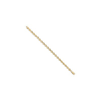 Leafy Diamond-Cut Bracelet (14K)