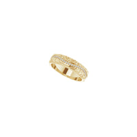 Leaves and Vines Diamond Eternity Ring (14K) diagonal - Popular Jewelry - New York