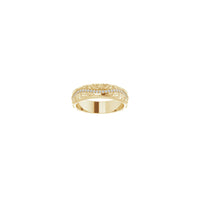Akwụkwọ na Vines Diamond Eternity Ring (14K) n'ihu - Popular Jewelry - New York