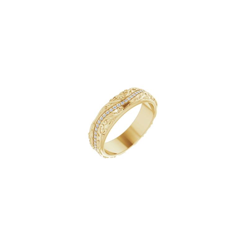Leaves and Vines Diamond Eternity Ring (14K) main - Popular Jewelry - New York