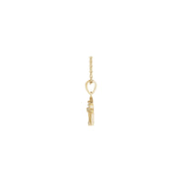 ನೈಸರ್ಗಿಕ ಬಿಳಿ ವಜ್ರದ ಕೆತ್ತನೆ ಮಾಡಬಹುದಾದ ಹೂವಿನ ಹಾರ (14K) ಬದಿ - Popular Jewelry - ನ್ಯೂ ಯಾರ್ಕ್
