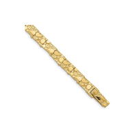 Nugget Rectangular Bracelet (14K).