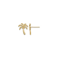 Palm Tree Stud Earrings (14K)