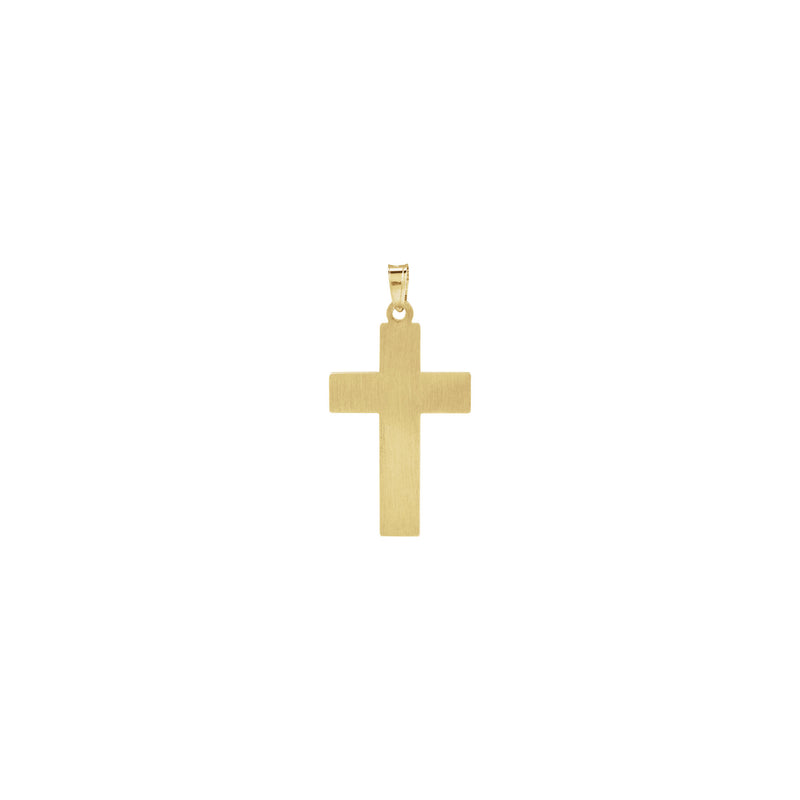 Rosary Cross Pendant (14K) back - Popular Jewelry - New York