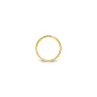 Sideways Cross Ring (14K)