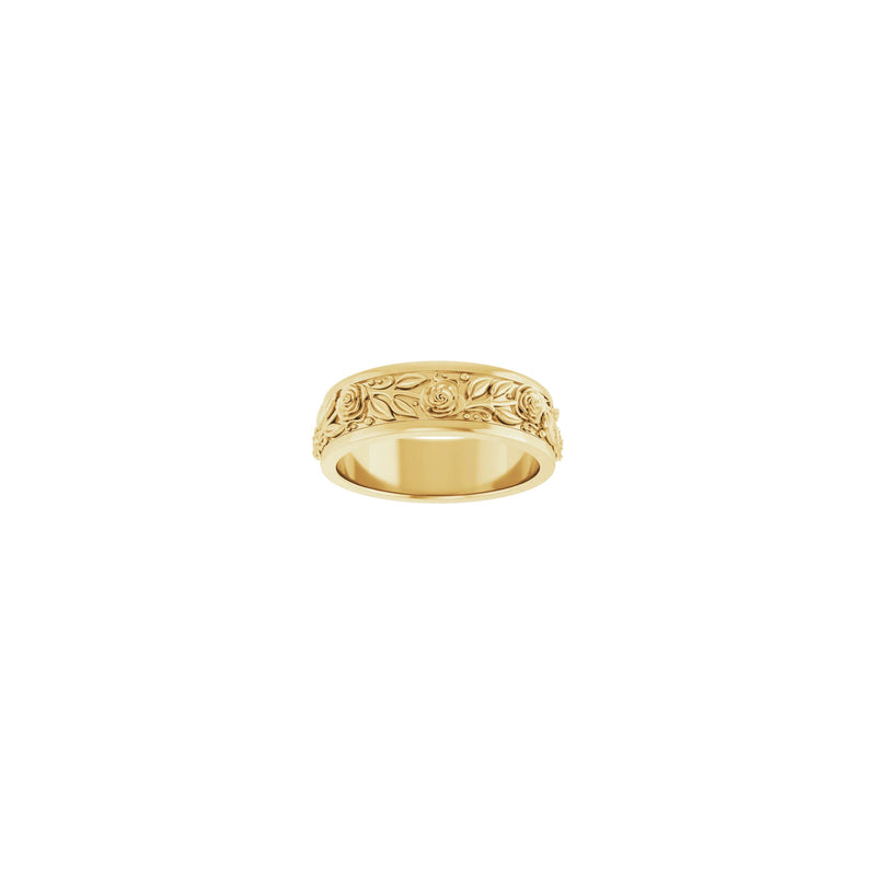 Spring Rose Eternity Ring (14K) front - Popular Jewelry - New York