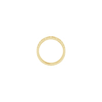 Square Cross Eternity Ring (14K) setting - Popular Jewelry - New York
