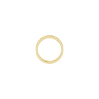 Square Cross Eternity Ring (14K) setting - Popular Jewelry - New York