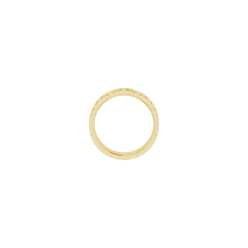 Square Cross Eternity Ring (14K) setting - Popular Jewelry - New York