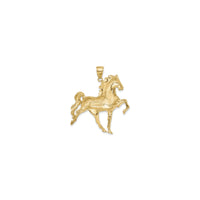 Stallion Horse Pendant (14K) back - Popular Jewelry - New York