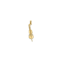 Tiny Upright Bass Pendant (14K)
