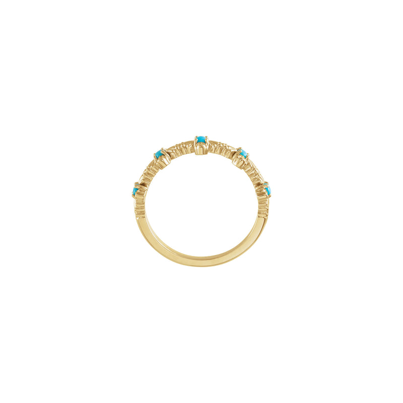 Turquoise Cross Series Ring (14K) setting - Popular Jewelry - New York