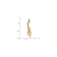 Upright Bass Pendant (14K)