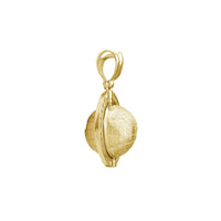 "WORLD IS YOURS" 3D World Globe Pendant (14K)