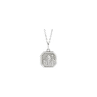 山月光项链（白色14K）正面- Popular Jewelry  - 纽约
