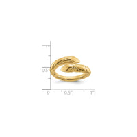 Criss Cross Bypass Ring (18K)
