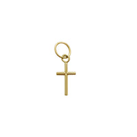 Miniature Plain Cross Pendant (14K)t