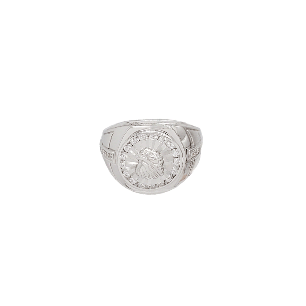Men CZ Ring (Silver).