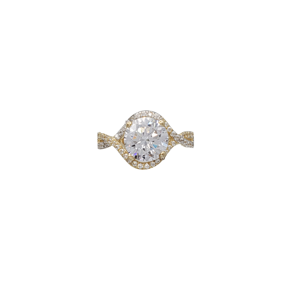 Fancy Halo Ring (14K)