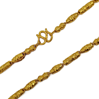 Diamond Cut Fancy Chain (24K)