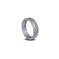 Цирконий пръстен със символ на безкрайността (сребро)