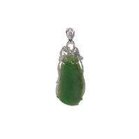 Diamond Jade Edible-Podded Pea Pendant (14K)