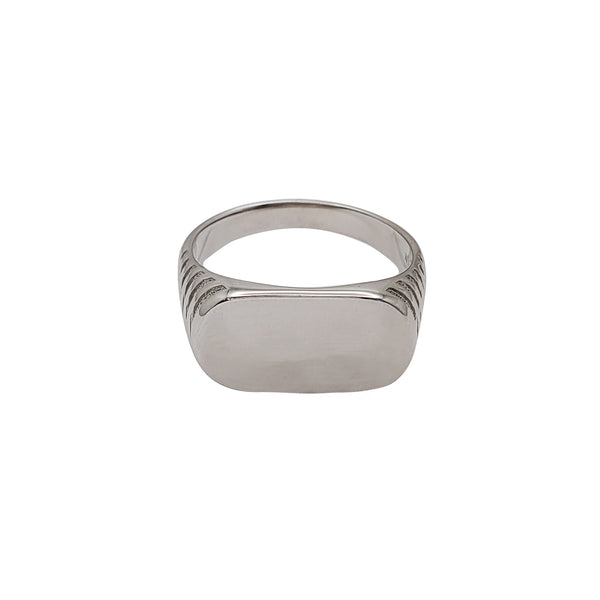 Signet Minimalist Ring (Silver)