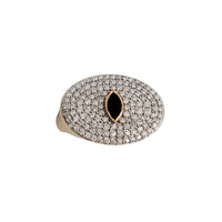 Diamond & Black Onyx Ring (14K)