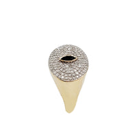 Diamond & Black Onyx Ring (14K)