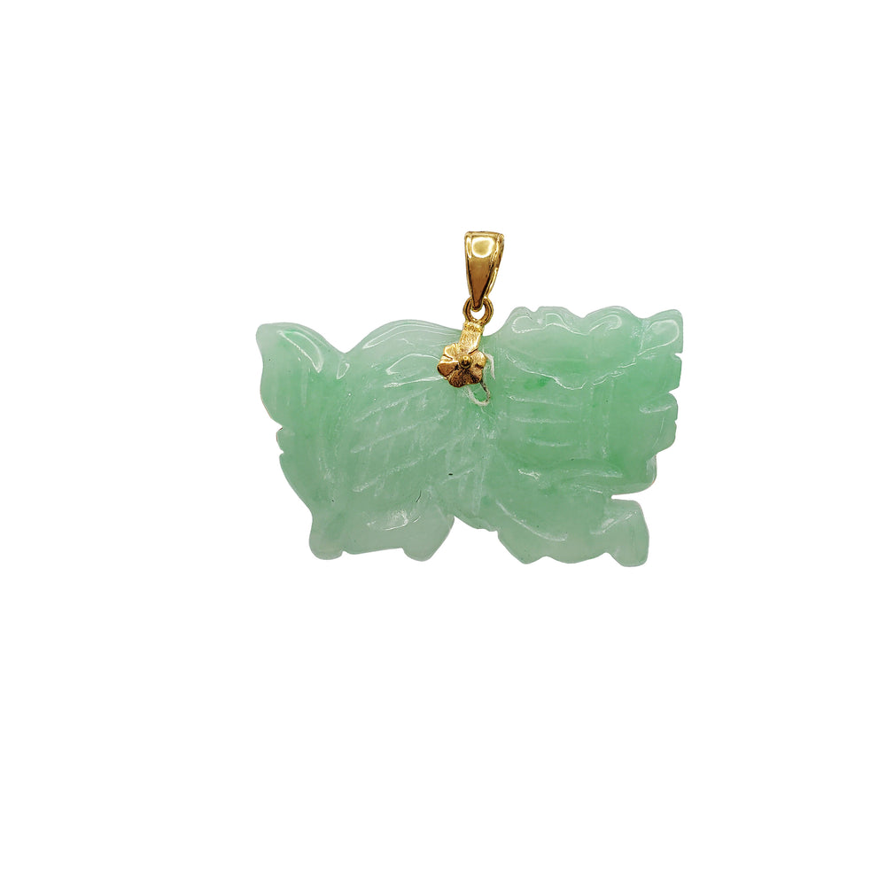 Pi Xiu Jade Pendant (14K)
