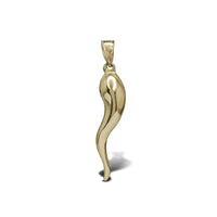 Solid Italian Horn Pendant (14K)