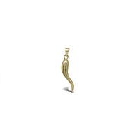 Solid Italian Horn Pendant (14K)